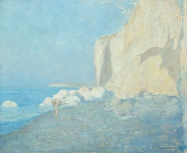 Marine Mer, bleue et falaise