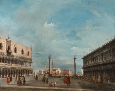 Francesco Guardi, The Piazzetta of San Marco, Venice, looking towards San Giorgio Maggiore