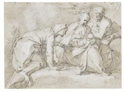 Holy Family with Saint Elisabeth