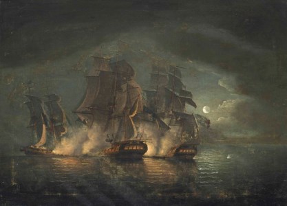 An Anglo-French engagement by moonlight