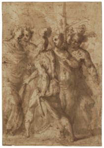 The martyrdom of a female saint