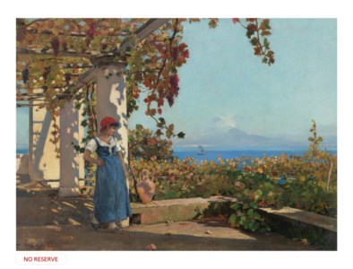 Terrace off Villa Haan, Isola Capri