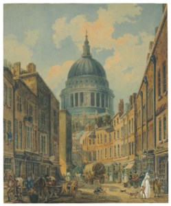 St. Paul’s Cathedral from St. Martin’s-le-Grand, London
