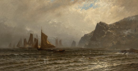 Fishing Boats at Sea