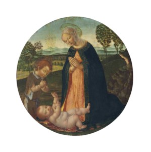 Francesco Botticini, The Madonna and Child with the Infant Saint John the Baptist
