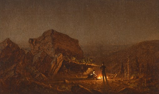 Camping for the Night on Mansfield Mountain