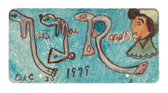 UNTITLED (LARGE SIGNATURE WITH HEAD)