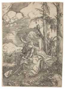 The Virgin with the blessing Child in a Landscape