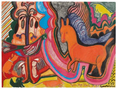 Orange Mule Prancing, 1980
