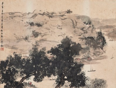 Fu Baoshi, Autumn in Jialing