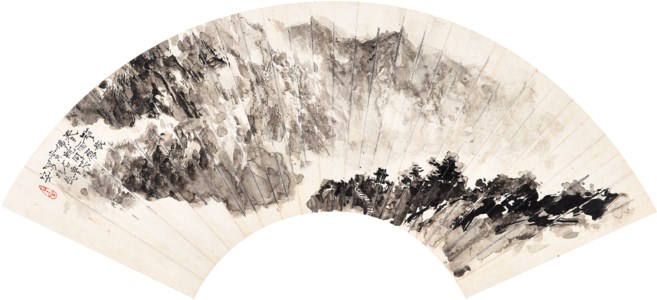 Spring Rain in Mount Hua