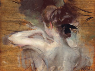Jeune fille au chignon