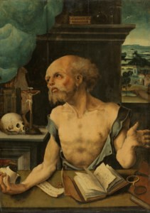 Saint Jerome in his study