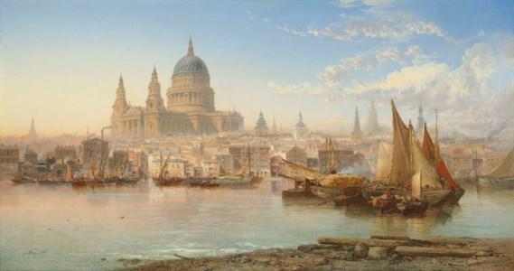 St Paul's from the River Thames