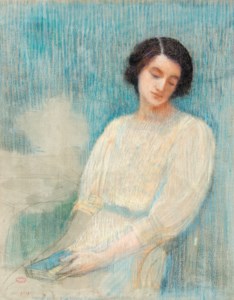 Portrait de femme revant