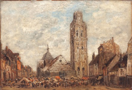 A French town square
