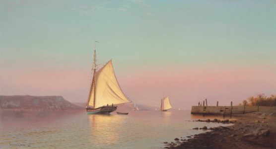Francis Augustus Silva, October on the Hudson
