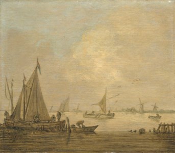Sailing boats on calm water