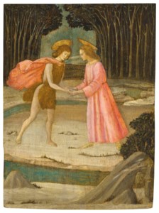 The Meeting of Christ and Saint John the Baptist by the River Jordan