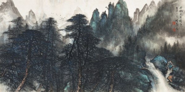 Pine Trees in the Mountains