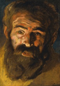 Study for the head of Saint Christopher