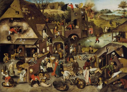 Pieter Brueghel, the Younger (Brussels 1564/5-1637/8 Antwerp), The Netherlandish Proverbs