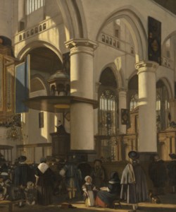 Interior of the Oude Kerk in Delft