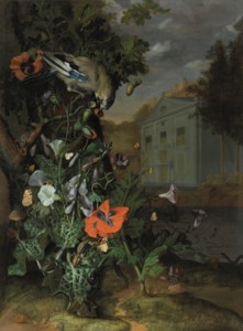 Forest Floor with a classical façade beyond
