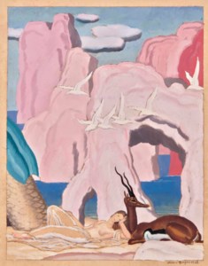 JEUNE FEMME À L'ANTILOPE, 1928