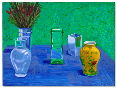 David Hockney, Four Empty Vases