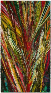 Mark Grotjahn, Untitled (Into and through the Jungle Tiger Eye Face 45.97)