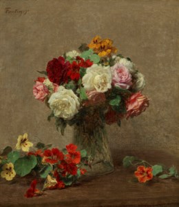 Roses et capucines