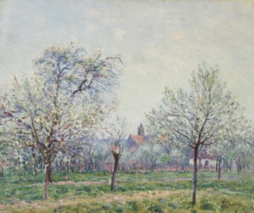 Le verger à Moret-sur-Loing, printemps