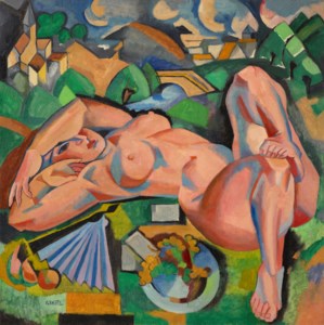 La Bacchante ou Nu allongé dans un paysage