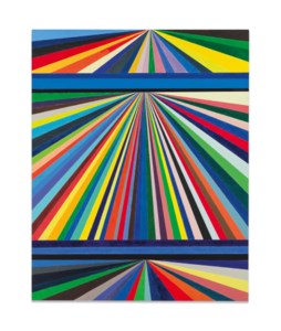 Mark Grotjahn, Untitled (Three-Tiered Perspective)