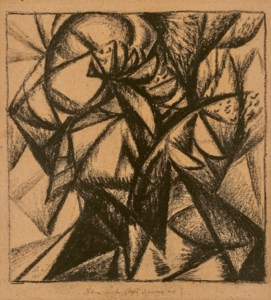 Still life–Bouquet with Autumn Leaves