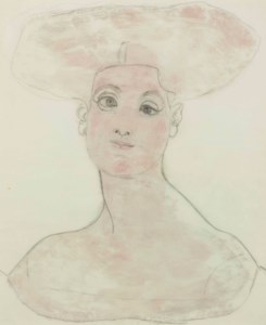Woman with Billowing Hair