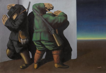 René Magritte, Les chasseurs au bord de la nuit