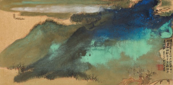 Zhang Da Qian, Suzhou in Mist and Rain