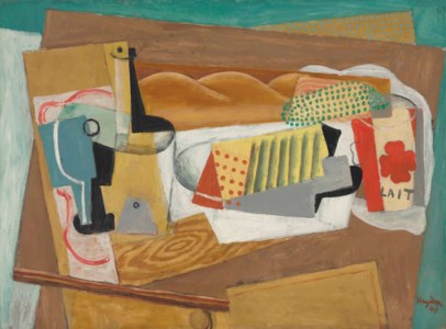 Nature morte à la bouteille de lait