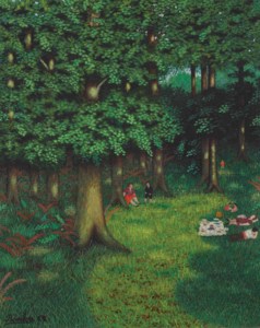 Le déjeuner sous les arbres