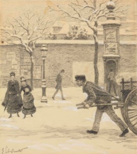 Scène de rue parisienne