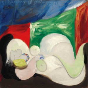 Pablo Picasso, Femme nue couchée au collier