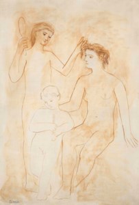 Pablo Picasso, Deux femmes et enfant
