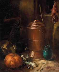 Pots, vegetables and game