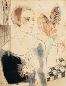 Portrait of Elena Komissarzhevskaia-Balieff (1895-1981)