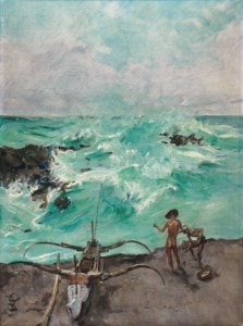 Fishermen and Prau Along the Indonesian Coast