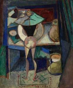 Nu à sa toilette ou Femme bleue à sa toilette ou Femme à la toilette