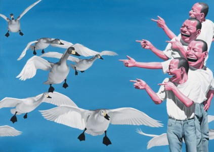 Yue Minjun, Big Swans