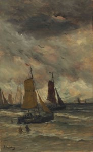 Bomschuiten at Sea